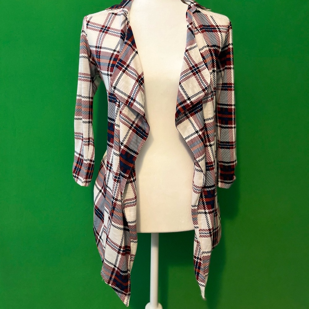 Plaid Shawl (Size S) like new
